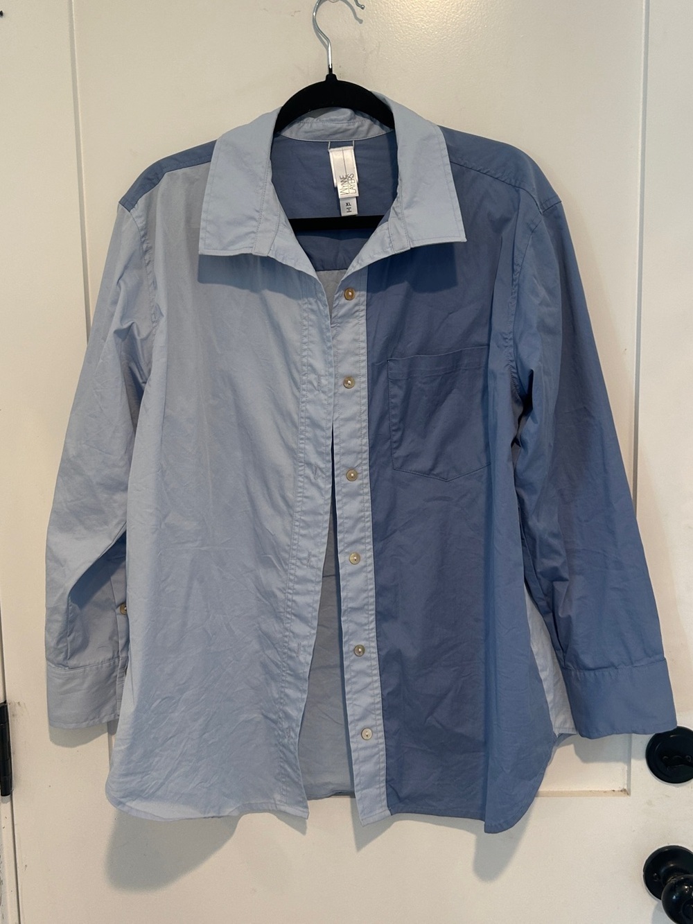 Wynne Layers two tone button up size XL